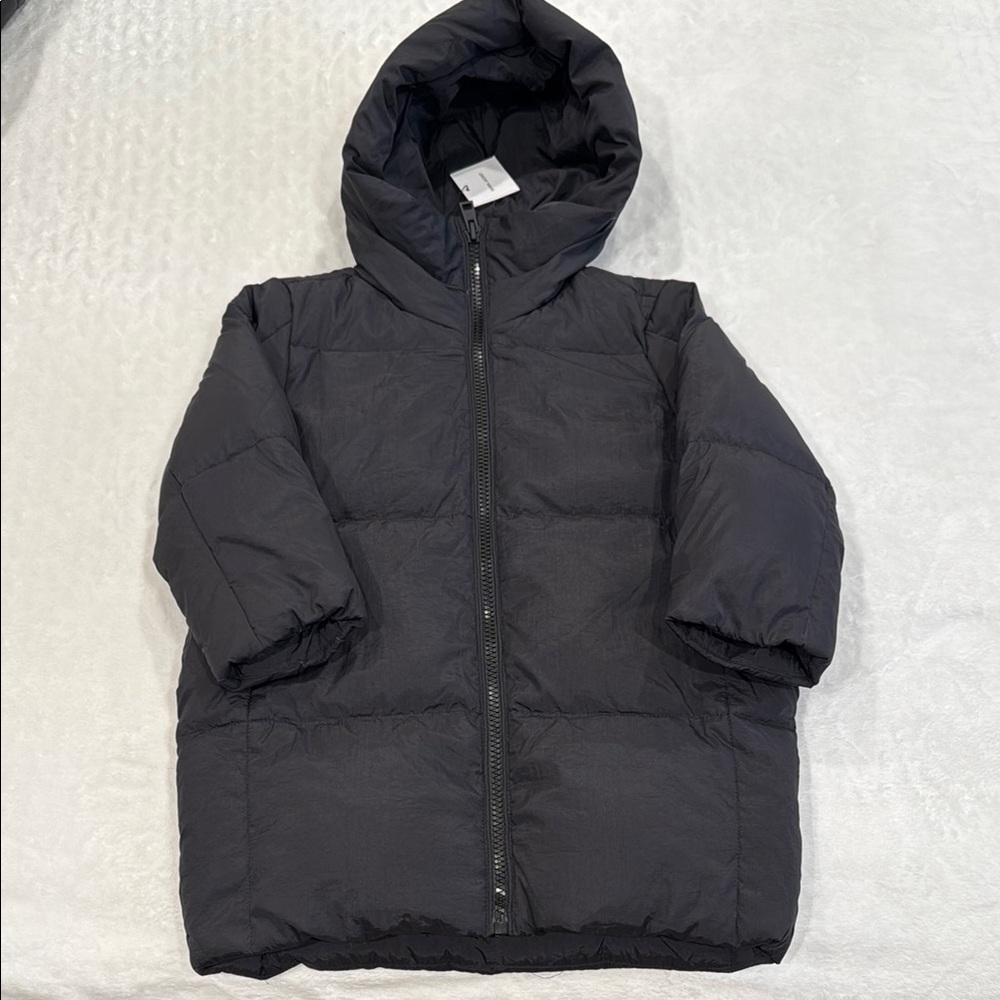 Zara Kids Black Down Filled Puffer Jacket NWT